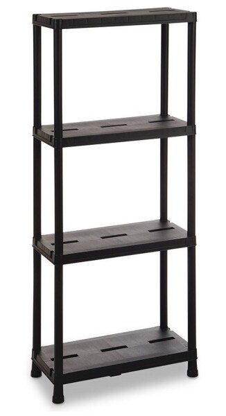 TOOMAX UNIVERSAL PRO 63-4 plastový regál - černá