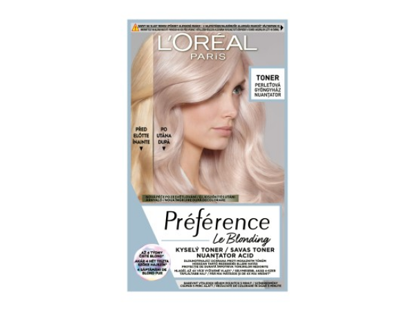 L'Oréal Paris Préférence Toners Perleťová, 60ml + 60ml + 54ml