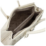 Stylová dámská koženková kabelka do ruky Irma, béžová