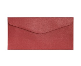 Obálky DL Pearl červená K 150g, 10ks, Galeria Papieru