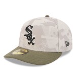 New Era Pánská kšiltovka Chicago White Sox MLB 2025 Authentic Armed Forces Pre-Curved 59FIFTY Fitted Velikost: 7 3/8