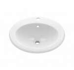 INVENA - Umyvadlo na desku AJTRA 50 cm, oval CE-29-001-W