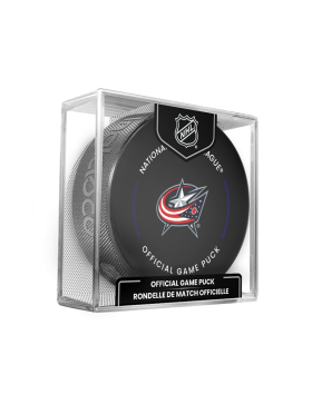 Inglasco / Sherwood Puk Columbus Blue Jackets NHL Official Game Puck 2024-2025