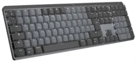Logitech MX Mechanical grafitová / Kancelářská klávesnice / bezdrátová / mechanická / QWERTY / BT / US layout (920-010758)