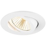 Paulmann 92907 Whirl LED vestavné svítidlo, LED, pevně vestavěné LED, 4.9 W, hliník (kartáčovaný), saténová, sada 3 ks