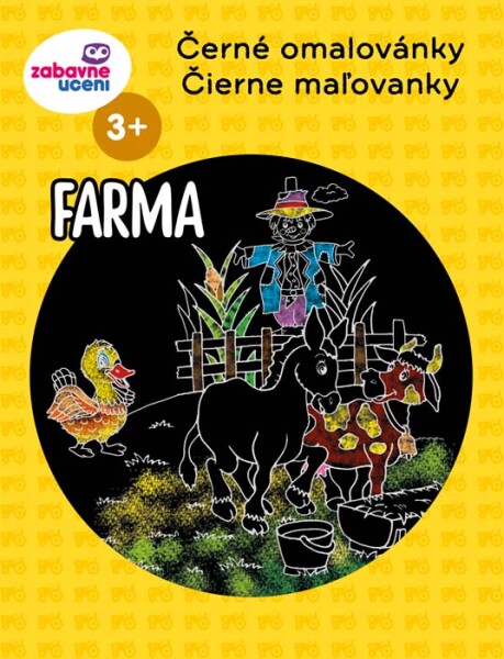 Ditipo Ditipo, 5426003, černé omalovánky, Farma, A4