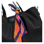 Praktická dámská koženková kabelka Claude černá