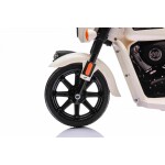 Mamido Dětská elektrická motorka Chopper INDIAN bílá