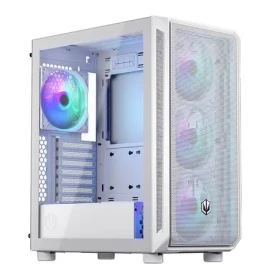 Endorfy Arx 500 ARGB bílá / Mid tower / ATX / 4x 140mm / 2x USB-A + USB-C / mesh / průhledná bočnice / bez zdroje (EY2A018)
