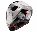 Helma na moto Caberg Drift Evo II Prism grey/black/yellow fluo - 2Xl / šedá