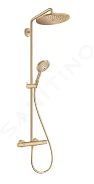 HANSGROHE - Croma Select S Sprchový set Showerpipe 280 s termostatem, EcoSmart, kartáčovaný bronz 26891140