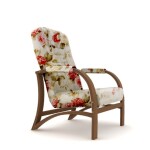 BRADOP Křeslo FLAVIO R51 - látka Coral a Trinity FLAVIO-CORAL
