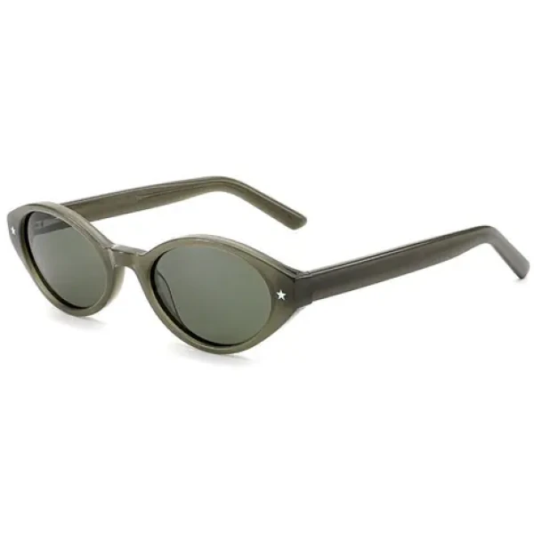 VeyRey Dámské cat-eye acetátové polarizační sluneční brýle Aest zelená obruba zelená skla (8596545422954)