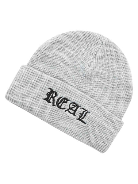 Real SCRIPT HEATHER GREY//BLACK pánská čepice