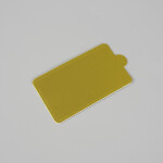 Cake star Podložka pod minidezerty zlatá obdelník 10x6 cm