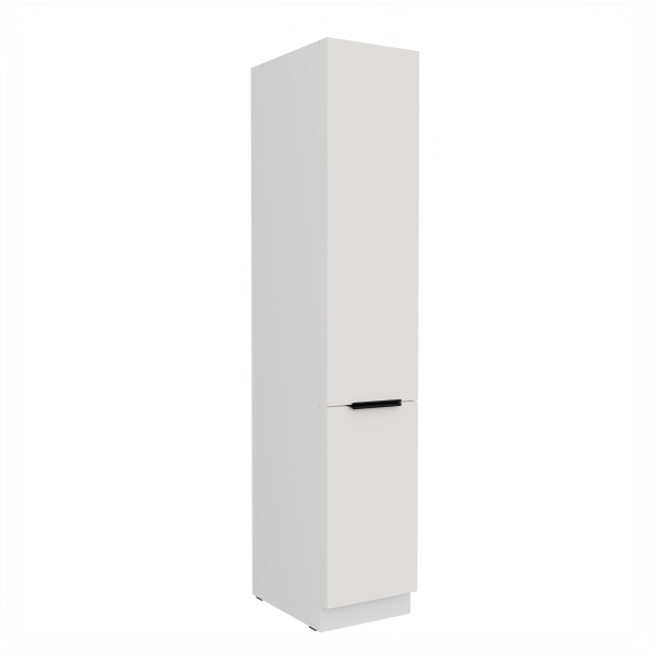 Vysoká potravinová skříňka Aria 40 DK-210 2F Barva korpusu: Bílá, Barva dvířek: WH - Crystal white AFM
