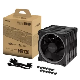 ASUS PRIME MR120 ARGB černá / 3x 120mm ventilátor / Sleeve bearing / 1600 RPM / 58 CFM / 21 dB (90DA00I0-B09020)