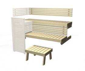 Lavicový set Formula 22, osika CFO2200HAL