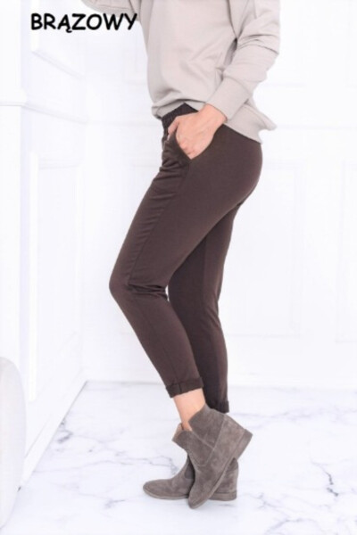 Dámské kalhoty LENA Čokoláda M
