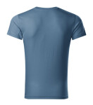 Slim Fit V-neck tričko pánské denim 3XL