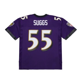 Mitchell & Ness Pánský dres Baltimore Ravens NFL Terrell Suggs #55 2003 Legacy Throwback - Fialová Velikost: S