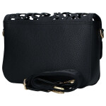 Stylová dámská koženková crossbody kabelka LB Ulma, černá