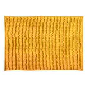 MSV Koupelnová předložka CHENILLE žlutá / mikrovlákno / protiskluzová / 40 x 60 cm