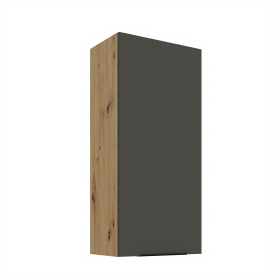 Horní skříňka Aria 50 G-108 1F Barva korpusu: Dub artisan, Barva dvířek: GR - Graphite AFM