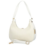 Stylová dámská koženková kabelka na rameno Agatha, bílá