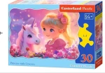 Castorland 03853 Puzzle Princezna s jednorožcem