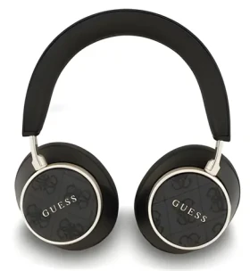 Guess PU Leather 4G Classic Logo černá / Bezdrátová sluchátka / do uší / ENC / PU kůže (57983126943)
