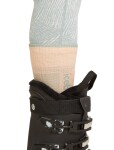 Dámské merino lyžařské ponožky ICEBREAKER Wmns Ski+ Medium OTC, Sunstone/Moss/Feldspar velikost: 41-43 (L)