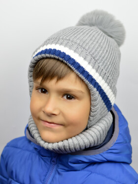 Hat model 18883300 Grey Melange 4244 - Noviti