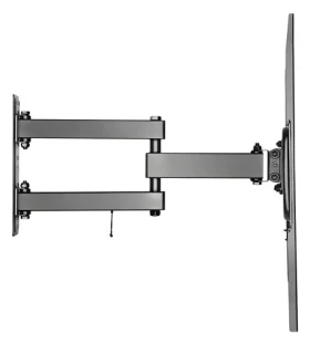 Equip černá / Nástěnný držák TV / 37-70" / VESA 200x200-600x400 / nosnost 35 kg / naklápěcí, výsuvný (650342)