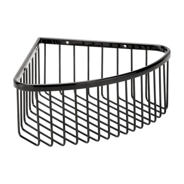 HOPA - Polička do sprchy rohová, 265×90×205 mm - Barva - Hematit KDBE159208312