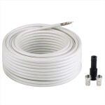 Hama satellite Digital Connection Kit incl. 2 F-Plugs, 1 rubber tube, 10 m