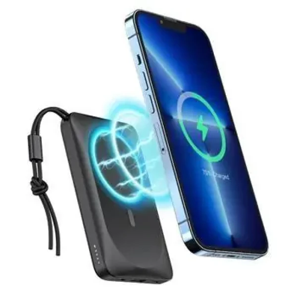 Veger W1151 černá / Powerbanka / MagSafe / Qi / 10000mAh / PD 20W / QC 3.0 (PB-W1151)