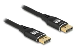 Delock DisplayPort kabel černý / Video kabel DisplayPort / 3m / 8K 60Hz / HBR3 / zlacené konektory (80622)