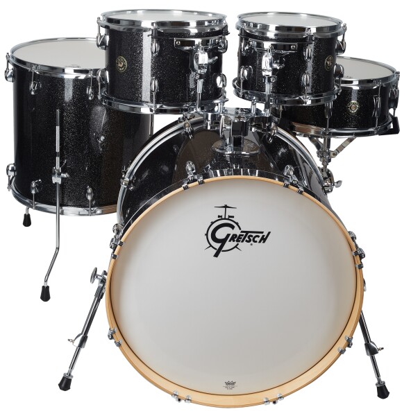 Gretsch Catalina Maple Black Stardust Rock Set