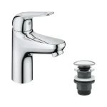 Grohe - Umyvadlová baterie, s výpustí Push-Open, chrom (24318001)
