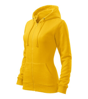 Trendy Zipper mikina dámská žlutá M