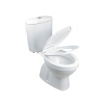 Mereo WC kombi, RIMLESS, zadní odpad s armaturou VSD99