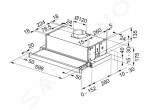 FRANKE - Smart Vestavný odsavač par FTC 632L WH, výsuvný, šířka 60 cm, bílá 315.0547.797