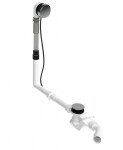 DURAVIT - Příslušenství Vanová odtoková a přepadová souprava, bovden, chrom 792216000001000