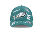 New Era Pánská kšiltovka Philadelphia Eagles NFL 9FORTY M-Crown A-Frame Trucker All Over