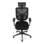 Kancelářská židle, asynchronní mechanismus, černá, KA-Q8250 BK