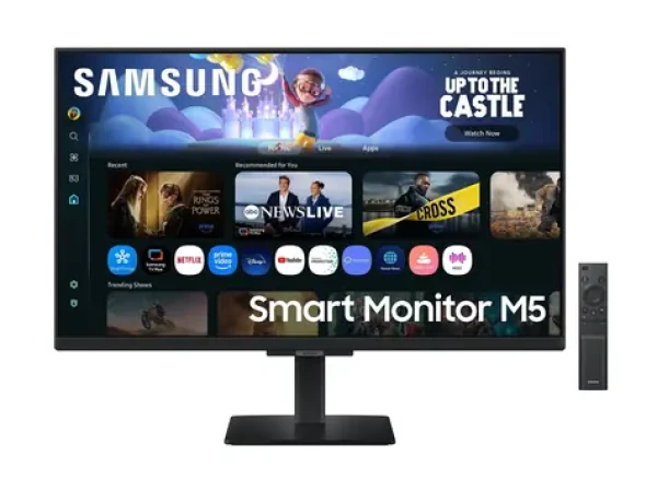 27" Samsung Smart Monitor M5 M50F černá / Smart monitor / IPS / 1920x1080 / 60 Hz / Wi-Fi / Bluetooth / 2x HDMI (LS27FM500EUXEN)