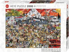 HEYE Puzzle Historie britské hudby
