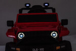 Mamido Elektrické autíčko OFFROAD červené 12V Vysoký podvozek, široké sedadlo, Odpružené nápravy, 2,4 GHz Dálkové ovládání LED světla