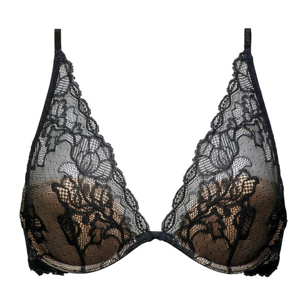 Dámská vyztužená podprsenka Plunge Lightly Lined QF1436E - Calvin Klein 75C
